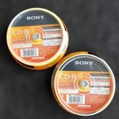 SONY CD-R 700MB 10CDQ80GPWP 2パック
