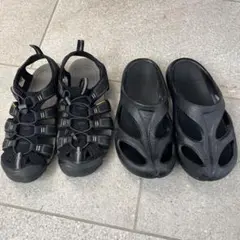 KEEN ブラック サンダル2セット