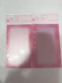 クーリアとうめいシールシート2セット　ピンク