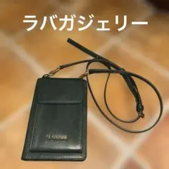 LA BAGAGERIE スマホショルダーバッグ ダークグリーンのサムネイル
