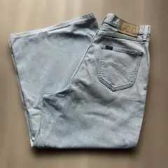 Lee レディース ワイドデニムパンツ ライトブルーのサムネイル
