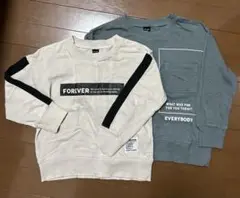 トレーナー　１２０　２枚セット