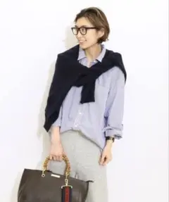 ほぼ未使用✨】Deuxieme Classe Stripe B/Dシャツ - メルカリ