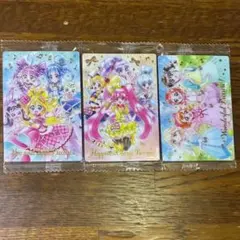 プリキュア ウエハース 第11弾　集合3枚セット（キミプリ、ハピチャ、わんぷり）