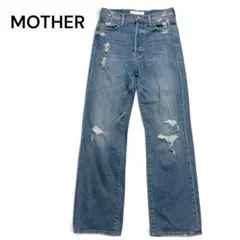MOTHER★THE RAMBLER ANKLE デニムパンツ ダメージ 27のサムネイル