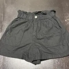 2回着用！ジーユーブラックショートパンツ140