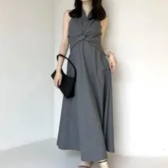 ツイストギャザーワンピース