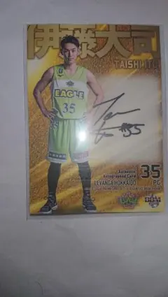 Bリーグ レバンガ北海道 野口大介 実使用 直筆サイン入り ユニフォーム Bリーグ レバンガ北海道 野口大介 実使用 直筆サイン入り