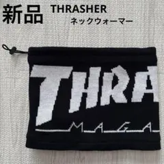 THRASHER スラッシャー　ネックウォーマー　フリース　黒　ブラック　新品