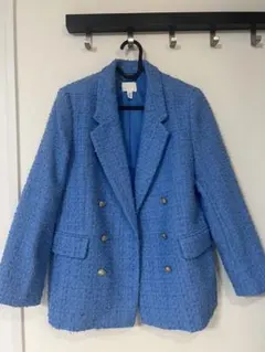 ブルー ダブルブレストジャケットのサムネイル