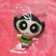 パワーパフガールズ　一番くじ　リールマスコット　ぬいぐるみ　バターカップ