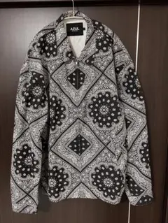 AZUL ペイズリー柄 長袖シャツ L