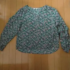 レーヨンブラウス 半袖 xl