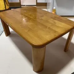 木製長方形テーブル