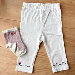 ファミリア　ホワイトスパッツと靴下セット