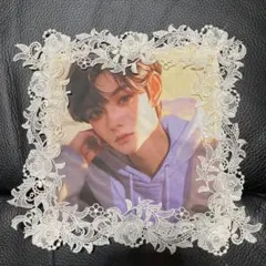 おしゃれレースタオルハンカチ　イケメン君