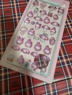 ♥《新品》3Dシール　マイメロディ　ぷっくり　ボンボンドロップ風