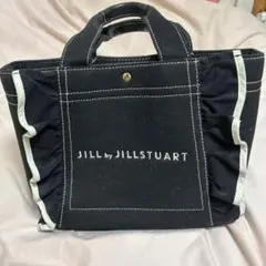 JILL by JILLSTUART フリルトートバッグ ブラック