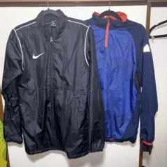 NikeとAdidasのナイロンジャケットセット