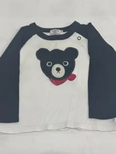 DOUBLE.B MIKI HOUSE 長袖Tシャツ クマ