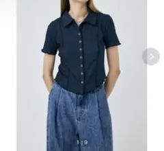 MOUSSY トップス ストライプ