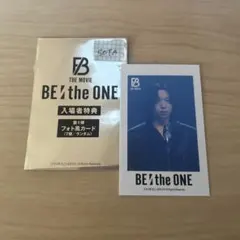 BE:FIRST BE the ONE 入場者特典 フォト風カード SOTA