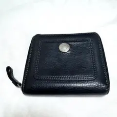 COACH シグネチャー 二つ折り財布 ジップウォレット ブラック レザーのサムネイル