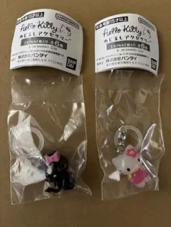 ハローキティ めじるしアクセサリー お花と小悪魔の2個