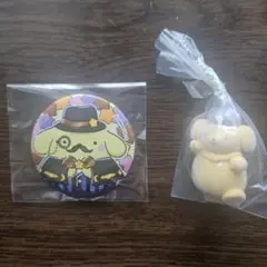 ポムポムプリン　缶バッチとチャーム