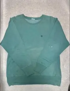 90s.Champion チャンピオン　リバースウィーブ　単色タグ グリーン