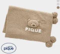 PIQUE ブラウン おくるみ・ブランケット