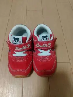 Double.B レッド スニーカー