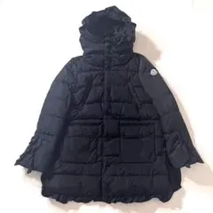 MONCLER モンクレール ナイロンジャケット フリル ぺプラム 0 黒 2025年最新】モンクレール ペプラムの人気アイテム - メルカリ