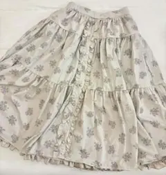 青木美沙子 しまむら ニナス NINA'S リバーシブルスカート パニエ