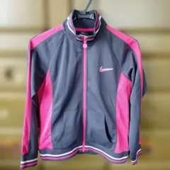 Nike Dri-FIT グレー/ピンク ジャージ L