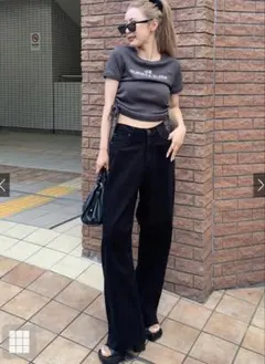 GRL フリンジフレアパンツ[gm459]