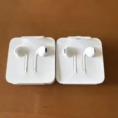 お*ゅ様 Lightningコネクタ付き有線イヤフォン 2セット
