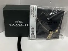 未使用未開封コーチCOACH ベア ネックレス ゴールド C7794本物
