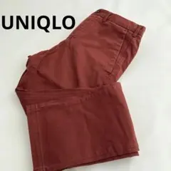 ユニクロ　メンズ　カラーパンツ　ウエスト82cm レッド