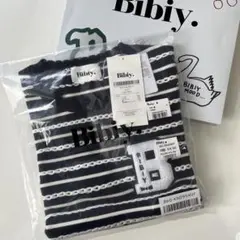 bibiy. ビビィ B. BORDER LOCK KNIT BIBIY. MADE | B. BORDER LOCK KNIT NAVY｜Bibiy.