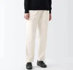 完売　無印良品　コーデュロイ　イージーパンツ　オフホワイト　Ｓ　新品未使用