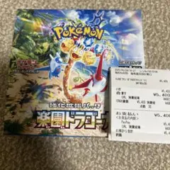 く*こ様 ポケモン　楽園ドラゴーナ　BOX シュリンクなし　ビックカメラ産