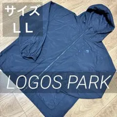 ロゴスパーク ナイロンジャケット ネイビー サイズLL