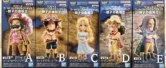 ワンピース　ワーコレ　親子の血筋Ⅱ 5体セット