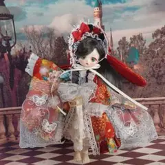 即購入OK　TinyFoxサイズ　てふてふドレスDX　赤