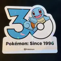 【韓国限定】ポケモン 30周年記念ステッカー ゼニガメ