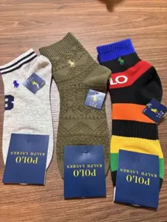 ポロ　靴下　3点セット