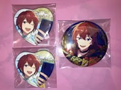 あんさんぶるスターズ!! 中国 招募缶バッジ 心光印彩ハート缶バッジ 朱桜司③