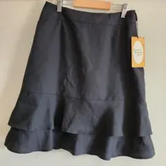 *ルーディメンツ* レディース サイズ67-93 フリル スカート 黒 オフィス