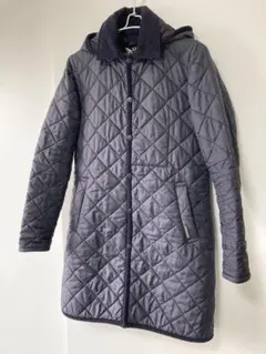 사이즈 38 LAVENHAM 라벤햄 퀼팅 코트 네이비